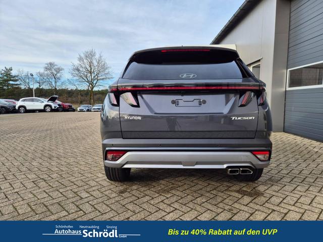 Hyundai TUCSON Trend 1.6 T-GDI 150PS Automatik TZ 2026 Teil-Leder Sitzheizung v+h Lenkradheizung Klimaautomatik Navi Touchscreen DAB+ Apple CarPlay + Android Auto PDC R&uuml;ckf.-Kamera Matrix-LED-Scheinw. 