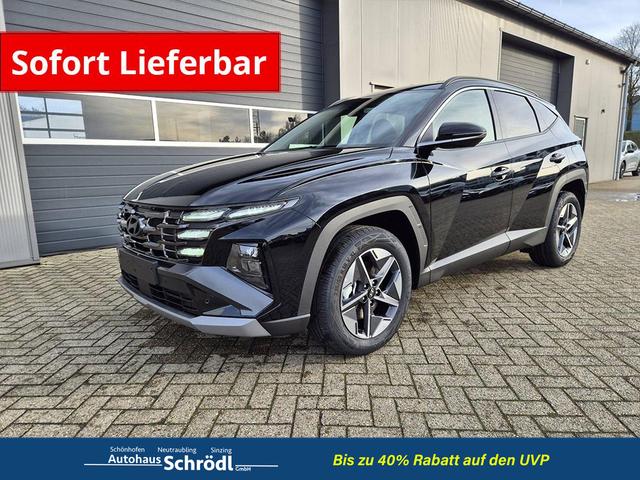 Hyundai TUCSON - Trend 1.6 T-GDI 150PS Automatik TZ 2026 Teil-Leder Sitzheizung v+h Lenkradheizung Klimaautomatik Navi Touchscreen DAB+ Apple CarPlay + Android Auto PDC R&uuml;ckf.-Kamera Matrix-LED-Scheinw.