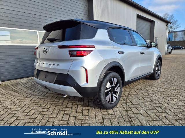 Opel Frontera GS 1.2 HEV 110PS Automatik Sitzheizung Lenkradheizung Frontscheibe beheizb. Klimaautomatik PDC v+h R&uuml;ckf.Kamera Navi Apple CarPlay Android Auto Touchscreen 17"LM 