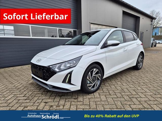 Hyundai i20 - 1.0 T-GDI 90PS Trend Automatik 5-t&uuml;rig Klimaautomatik Sitzheizung Lenkradheizung R&uuml;ckf.Kamera PDC Apple CarPlay Android Auto Tempomat Touchscreen 16"LM