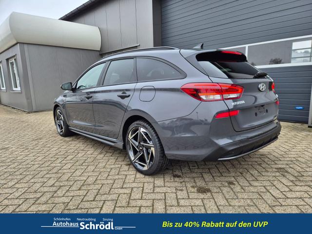 Hyundai i30 Kombi 1.6 T-GDI 150PS Automatik N-Line MY2026 Sitzheizung Lenkradheizung Klimaautomatik Navi 10,3"-Touchscreen Bluelink Apple CarPlay + Android Auto PDC v+h R&uuml;ckf.Kamera 18-LM 
