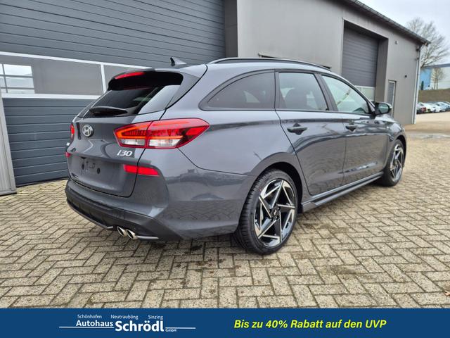 Hyundai i30 Kombi 1.6 T-GDI 150PS Automatik N-Line MY2026 Sitzheizung Lenkradheizung Klimaautomatik Navi 10,3"-Touchscreen Bluelink Apple CarPlay + Android Auto PDC v+h R&uuml;ckf.Kamera 18-LM 