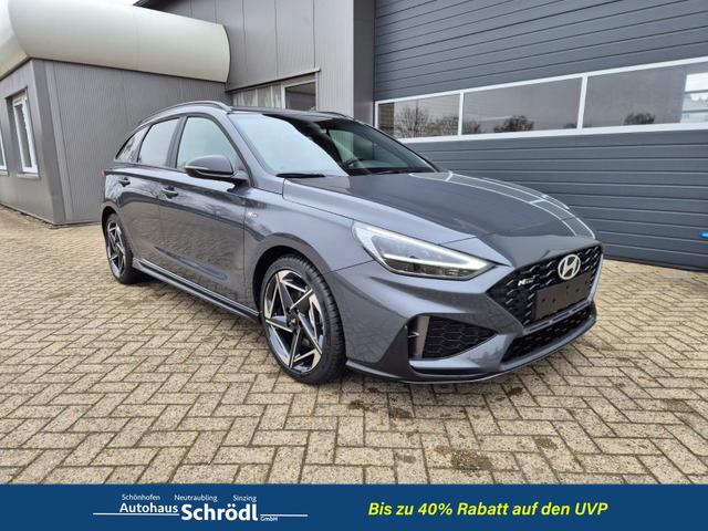 Hyundai i30 Kombi 1.6 T-GDI 150PS Automatik N-Line MY2026 Sitzheizung Lenkradheizung Klimaautomatik Navi 10,3"-Touchscreen Bluelink Apple CarPlay + Android Auto PDC v+h R&uuml;ckf.Kamera 18-LM 
