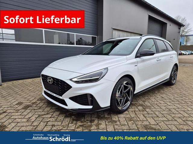 Hyundai i30 Kombi - 1.6 T-GDI 150PS Automatik N-Line MY2026 Sitzheizung Lenkradheizung Klimaautomatik Navi 10,3"-Touchscreen Bluelink Apple CarPlay + Android Auto PDC v+h R&uuml;ckf.Kamera 18-LM