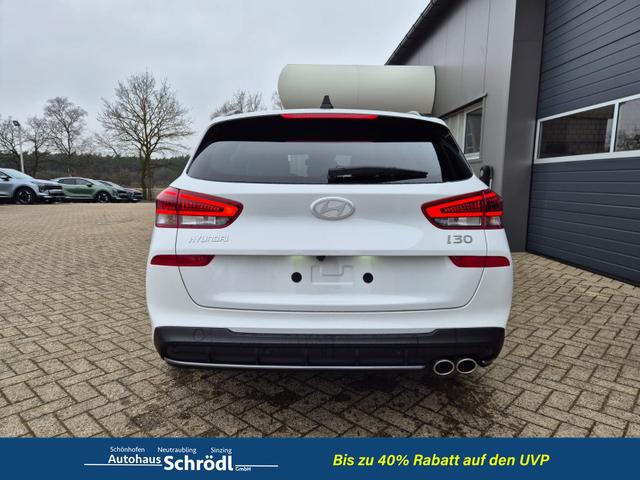 Hyundai i30 Kombi 1.6 T-GDI 150PS Automatik N-Line MY2026 Sitzheizung Lenkradheizung Klimaautomatik Navi 10,3"-Touchscreen Bluelink Apple CarPlay + Android Auto PDC v+h R&uuml;ckf.Kamera 18-LM 