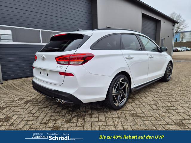 Hyundai i30 Kombi 1.6 T-GDI 150PS Automatik N-Line MY2026 Sitzheizung Lenkradheizung Klimaautomatik Navi 10,3"-Touchscreen Bluelink Apple CarPlay + Android Auto PDC v+h R&uuml;ckf.Kamera 18-LM 