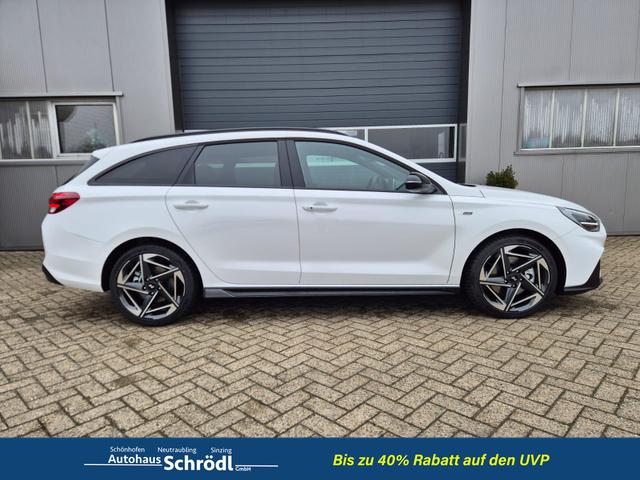 Hyundai i30 Kombi 1.6 T-GDI 150PS Automatik N-Line MY2026 Sitzheizung Lenkradheizung Klimaautomatik Navi 10,3"-Touchscreen Bluelink Apple CarPlay + Android Auto PDC v+h R&uuml;ckf.Kamera 18-LM 