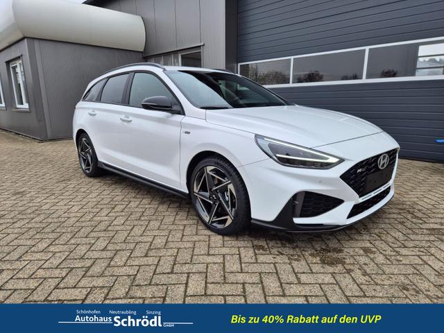 Hyundai i30 Kombi - 1.6 T-GDI 150PS Automatik N-Line MY2026 Sitzheizung Lenkradheizung Klimaautomatik Navi 10,3"-Touchscreen Bluelink Apple CarPlay + Android Auto PDC v+h R&uuml;ckf.Kamera 18-LM