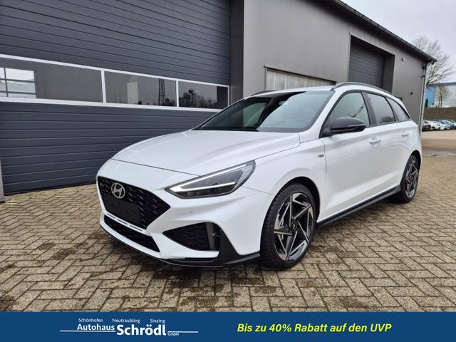 Hyundai i30 Kombi 1.6 T-GDI 150PS Automatik N-Line MY2026 Sitzheizung Lenkradheizung Klimaautomatik Navi 10,3"-Touchscreen Bluelink Apple CarPlay + Android Auto PDC v+h R&uuml;ckf.Kamera 18-LM 