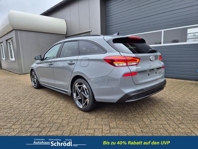 Hyundai i30 Kombi - 1.6 T-GDI 150PS Automatik N-Line MY2026 Sitzheizung Lenkradheizung Klimaautomatik Navi 10,3"-Touchscreen Bluelink Apple CarPlay + Android Auto PDC v+h R&uuml;ckf.Kamera 18-LM