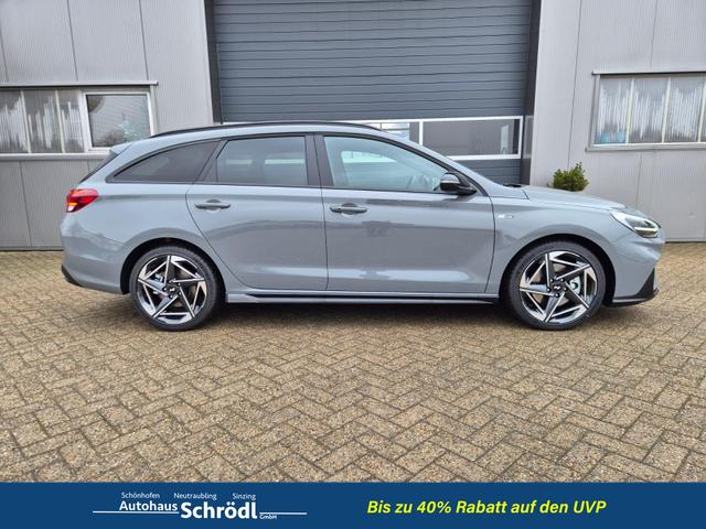 Hyundai i30 Kombi 1.6 T-GDI 150PS Automatik N-Line MY2026 Sitzheizung Lenkradheizung Klimaautomatik Navi 10,3"-Touchscreen Bluelink Apple CarPlay + Android Auto PDC v+h R&uuml;ckf.Kamera 18-LM 