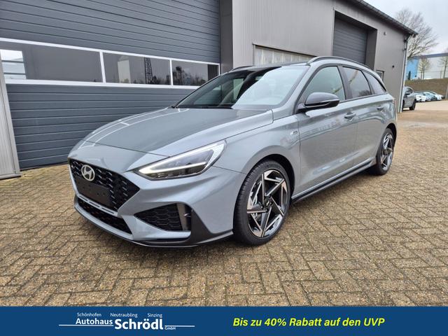Hyundai i30 Kombi - 1.6 T-GDI 150PS Automatik N-Line MY2026 Sitzheizung Lenkradheizung Klimaautomatik Navi 10,3"-Touchscreen Bluelink Apple CarPlay + Android Auto PDC v+h R&uuml;ckf.Kamera 18-LM