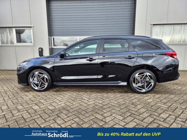 Hyundai i30 Kombi 1.6 T-GDI 150PS Automatik N-Line MY2026 Sitzheizung Lenkradheizung Klimaautomatik Navi 10,3"-Touchscreen Bluelink Apple CarPlay + Android Auto PDC v+h R&uuml;ckf.Kamera 18-LM 