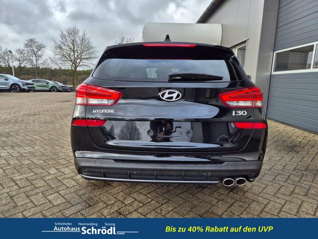 Hyundai i30 Kombi 1.6 T-GDI 150PS Automatik N-Line MY2026 Sitzheizung Lenkradheizung Klimaautomatik Navi 10,3"-Touchscreen Bluelink Apple CarPlay + Android Auto PDC v+h R&uuml;ckf.Kamera 18-LM 