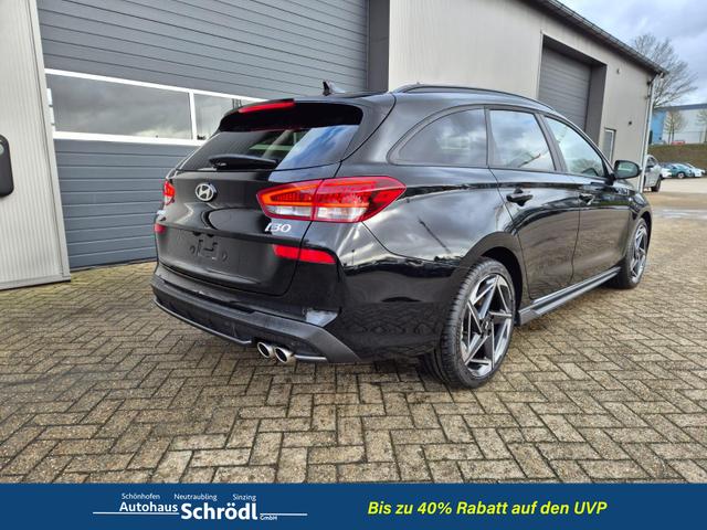 Hyundai i30 Kombi 1.6 T-GDI 150PS Automatik N-Line MY2026 Sitzheizung Lenkradheizung Klimaautomatik Navi 10,3"-Touchscreen Bluelink Apple CarPlay + Android Auto PDC v+h R&uuml;ckf.Kamera 18-LM 