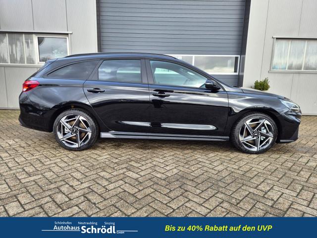 Hyundai i30 Kombi 1.6 T-GDI 150PS Automatik N-Line MY2026 Sitzheizung Lenkradheizung Klimaautomatik Navi 10,3"-Touchscreen Bluelink Apple CarPlay + Android Auto PDC v+h R&uuml;ckf.Kamera 18-LM 
