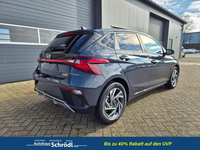 Hyundai i20 1.0 T-GDI 90PS Trend Automatik 5-t&uuml;rig Klimaautomatik Sitzheizung Lenkradheizung R&uuml;ckf.Kamera PDC Apple CarPlay Android Auto Tempomat Touchscreen 16"LM 