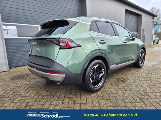 Kia Sportage Spirit 1.6 T-GDI 150PS Automatik NEUES MODELL MY26 FACELIFT Teil-Leder 18"LM Sitzheizung v+h Lenkradheizung Klimaautomatik ACC Navi Bluetooth Touchscreen Apple CarPlay Android Auto PDC R&uuml;ckf.Kamera 2x Keyless 