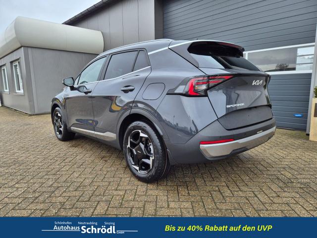 Kia Sportage Spirit 1.6 T-GDI 150PS Automatik NEUES MODELL MY26 FACELIFT Teil-Leder 18"LM Sitzheizung v+h Lenkradheizung Klimaautomatik ACC Navi Bluetooth Touchscreen Apple CarPlay Android Auto PDC R&uuml;ckf.Kamera 2x Keyless 