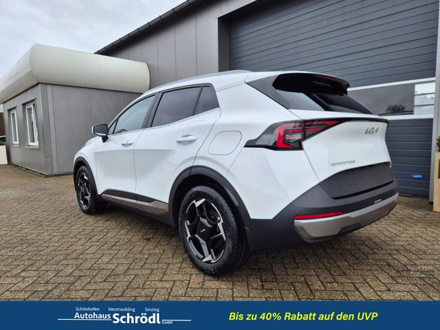 Kia Sportage Spirit 1.6 T-GDI 150PS Automatik NEUES MODELL MY26 FACELIFT Teil-Leder 18"LM Sitzheizung v+h Lenkradheizung Klimaautomatik ACC Navi Bluetooth Touchscreen Apple CarPlay Android Auto PDC R&uuml;ckf.Kamera 2x Keyless 