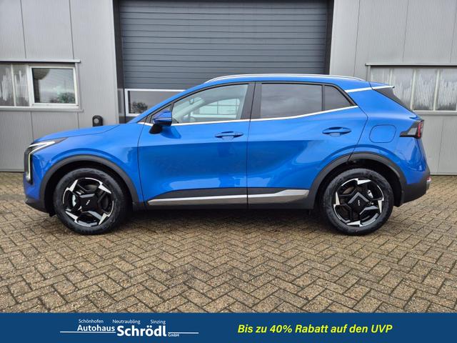 Kia Sportage Spirit 1.6 T-GDI 150PS Automatik NEUES MODELL MY26 FACELIFT Teil-Leder 18"LM Sitzheizung v+h Lenkradheizung Klimaautomatik ACC Navi Bluetooth Touchscreen Apple CarPlay Android Auto PDC R&uuml;ckf.Kamera 2x Keyless 