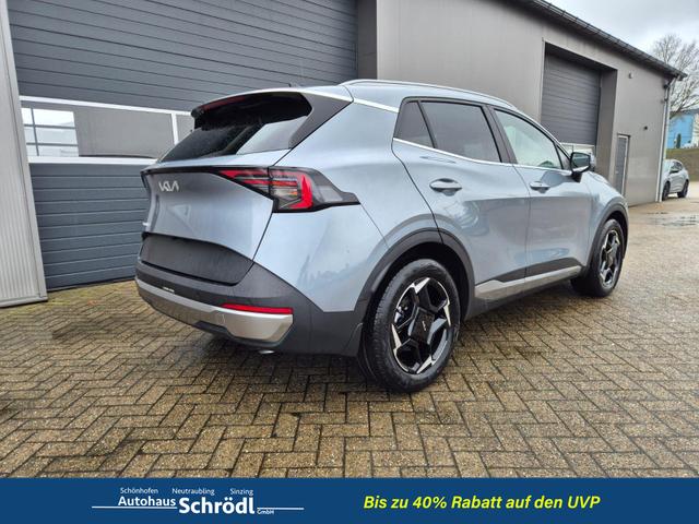 Kia Sportage Spirit 1.6 T-GDI 150PS Automatik NEUES MODELL MY26 FACELIFT Teil-Leder 18"LM Sitzheizung v+h Lenkradheizung Klimaautomatik ACC Navi Bluetooth Touchscreen Apple CarPlay Android Auto PDC R&uuml;ckf.Kamera 2x Keyless 