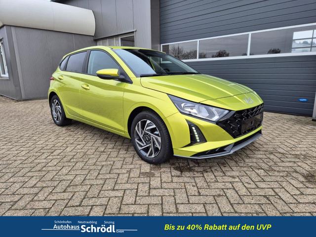 Hyundai i20 - 1.0 T-GDI 90PS Trend Automatik 5-t&uuml;rig Klimaautomatik Sitzheizung Lenkradheizung R&uuml;ckf.Kamera PDC Apple CarPlay Android Auto Tempomat Touchscreen 16"LM