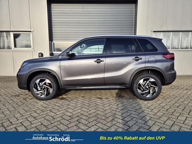Suzuki Vitara Comfort+ 110PS Automatik MHEV 1.4 Boosterjet Teilleder Navi Klimaautomatik Sitzheizung ACC PDC v+h R&uuml;ckf.Kamera Suzuki-Radio Apple CarPlay Android Auto Touchscreen 2xKeyless 17-LM 
