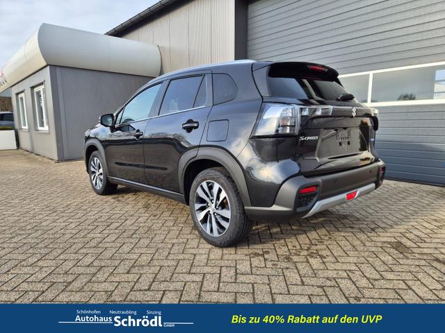 Suzuki S-Cross Comfort+ 110PS MHEV 4x4 ALLGRIP 1.4 Boosterjet Teilleder Navi Klimaautomatik Sitzheizung ACC PDC v+h 4x Kamera Suzuki-Radio Apple CarPlay Android Auto Touchscreen 2xKeyless 17-LM 