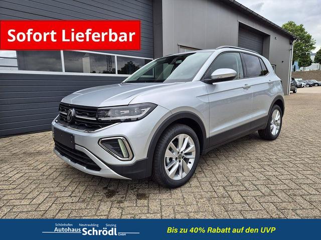 Volkswagen T-Cross - 1.0 TSI 116PS DSG Life LED-Matrix-Scheinwerfer Klimaautomatik Sitzheizung PDC R&uuml;ckf.Kamera 17-LM abged.Scheiben 2xKeyless DAB+ Bluetooth Touchscreen Apple CarPlay Android Auto