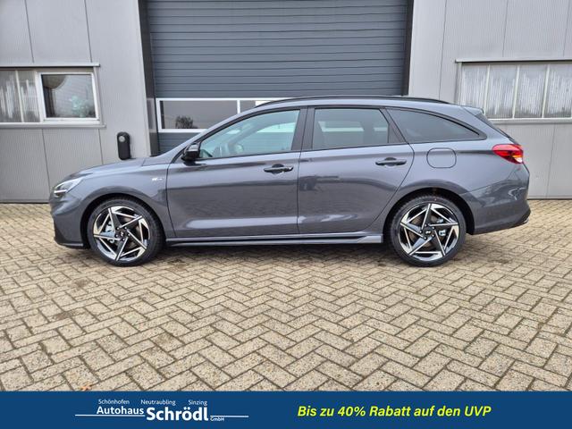 Hyundai i30 Kombi 1.6 T-GDI 150PS Automatik N-Line MY2026 Sitzheizung Lenkradheizung Klimaautomatik Navi 10,3"-Touchscreen Bluelink Apple CarPlay + Android Auto PDC v+h R&uuml;ckf.Kamera 18-LM 