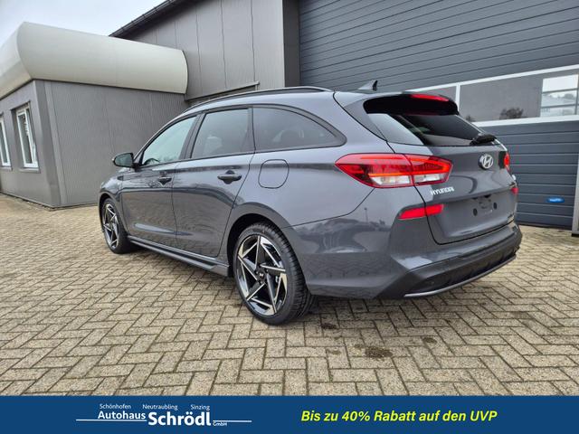 Hyundai i30 Kombi 1.6 T-GDI 150PS Automatik N-Line MY2026 Sitzheizung Lenkradheizung Klimaautomatik Navi 10,3"-Touchscreen Bluelink Apple CarPlay + Android Auto PDC v+h R&uuml;ckf.Kamera 18-LM 