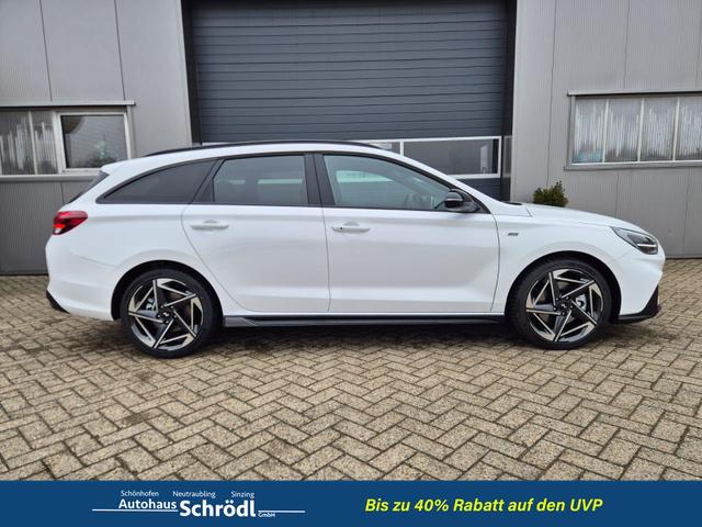 Hyundai i30 Kombi 1.6 T-GDI 150PS Automatik N-Line MY2026 Sitzheizung Lenkradheizung Klimaautomatik Navi 10,3"-Touchscreen Bluelink Apple CarPlay + Android Auto PDC v+h R&uuml;ckf.Kamera 18-LM 