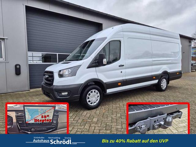 Ford Transit 350 L4H3 2.0 EcoBlue 130PS Trend Heckantrieb 3,5t 2-Sitzer AHK Sitzheizung Frontscheibe beheizb. Klimaautomatik Navi PDC v+h Bluetooth DAB Apple CarPlay Android Auto Tempomat Ganzj.Reifen 