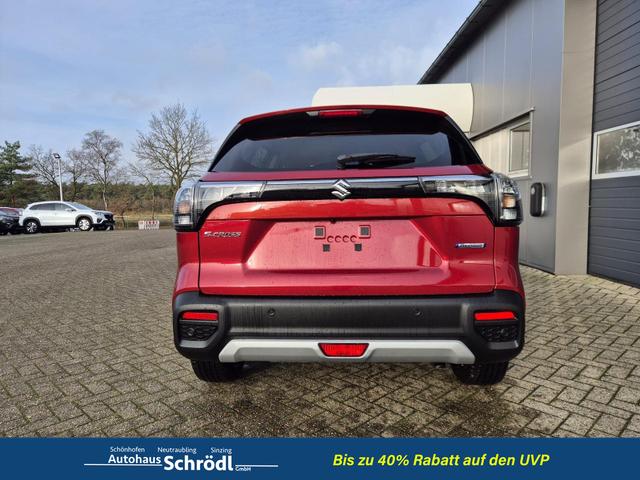 Suzuki S-Cross Comfort+ 110PS Automatik MHEV 4x4 ALLGRIP 1.4 Boosterjet Teilleder Navi Klimaautomatik Sitzheizung ACC PDC v+h 4x Kamera Suzuki-Radio Apple CarPlay Android Auto Touchscreen 2xKeyless 17-LM 