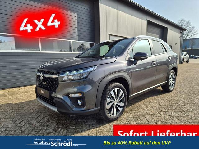 Suzuki S-Cross - Comfort+ 110PS MHEV 4x4 ALLGRIP 1.4 Boosterjet Teilleder Navi Klimaautomatik Sitzheizung ACC PDC v+h 4x Kamera Suzuki-Radio Apple CarPlay Android Auto Touchscreen 2xKeyless 17-LM