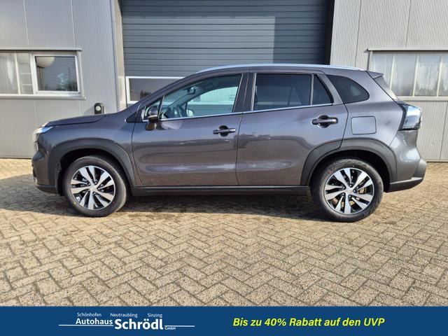 Suzuki S-Cross Comfort+ 110PS MHEV 4x4 ALLGRIP 1.4 Boosterjet Teilleder Navi Klimaautomatik Sitzheizung ACC PDC v+h 4x Kamera Suzuki-Radio Apple CarPlay Android Auto Touchscreen 2xKeyless 17-LM 