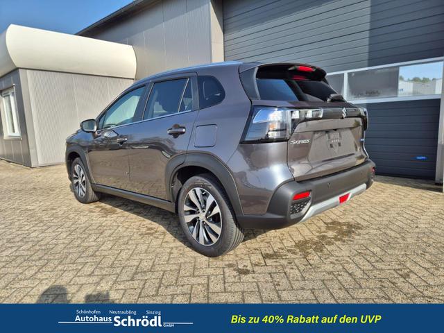 Suzuki S-Cross Comfort+ 110PS MHEV 4x4 ALLGRIP 1.4 Boosterjet Teilleder Navi Klimaautomatik Sitzheizung ACC PDC v+h 4x Kamera Suzuki-Radio Apple CarPlay Android Auto Touchscreen 2xKeyless 17-LM 