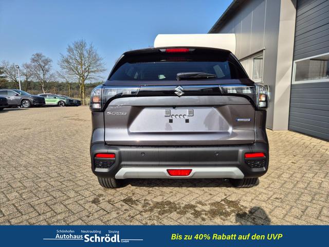 Suzuki S-Cross Comfort+ 110PS MHEV 4x4 ALLGRIP 1.4 Boosterjet Teilleder Navi Klimaautomatik Sitzheizung ACC PDC v+h 4x Kamera Suzuki-Radio Apple CarPlay Android Auto Touchscreen 2xKeyless 17-LM 
