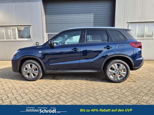 Suzuki Vitara Comfort 110PS MHEV 4x4 ALLGRIP 1.4 Boosterjet Allrad Navi Klimaautomatik Sitzheizung ACC PDC R&uuml;ckf.Kamera Suzuki-Radio Apple CarPlay Android Auto Touchscreen 2xKeyless 17-LM 