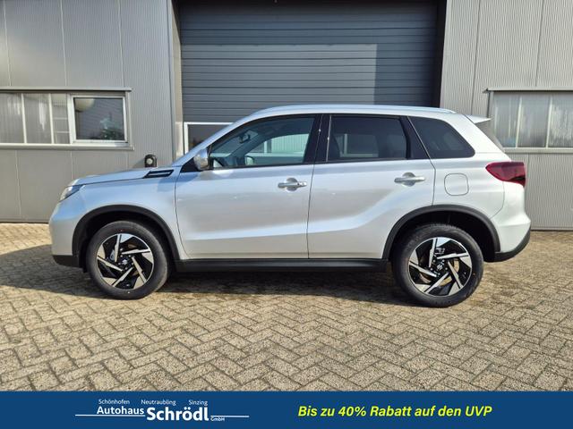 Suzuki Vitara Comfort+ 110PS Automatik MHEV 1.4 Boosterjet Teilleder Navi Klimaautomatik Sitzheizung ACC PDC v+h R&uuml;ckf.Kamera Suzuki-Radio Apple CarPlay Android Auto Touchscreen 2xKeyless 17-LM 