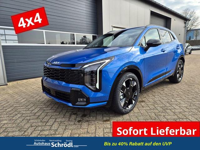 Kia Sportage - 1.6 T-GDi 180PS 4x4 AWD Automatik GT-Line NEUES MODELL MY26 FACELIFT Teil-Leder 19"LM Sitzheizung v+h Lenkradheizung Klimaautomatik ACC Navi Bluetooth Touchscreen Apple CarPlay Android Auto PDC R&uuml;ckf.Kamera 2x Keyless