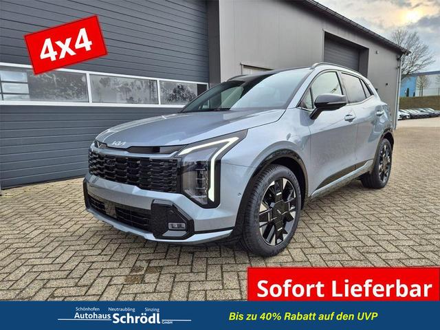 Kia Sportage - 1.6 T-GDi 180PS 4x4 AWD Automatik GT-Line NEUES MODELL MY26 FACELIFT Teil-Leder 19"LM Sitzheizung v+h Lenkradheizung Klimaautomatik ACC Navi Bluetooth Touchscreen Apple CarPlay Android Auto PDC R&uuml;ckf.Kamera 2x Keyless