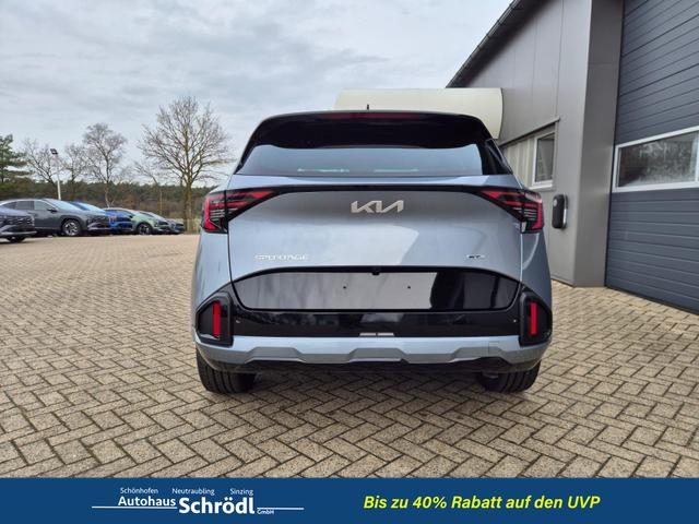 Kia Sportage 1.6 T-GDi 180PS 4x4 AWD Automatik GT-Line NEUES MODELL MY26 FACELIFT Teil-Leder 19"LM Sitzheizung v+h Lenkradheizung Klimaautomatik ACC Navi Bluetooth Touchscreen Apple CarPlay Android Auto PDC R&uuml;ckf.Kamera 2x Keyless 