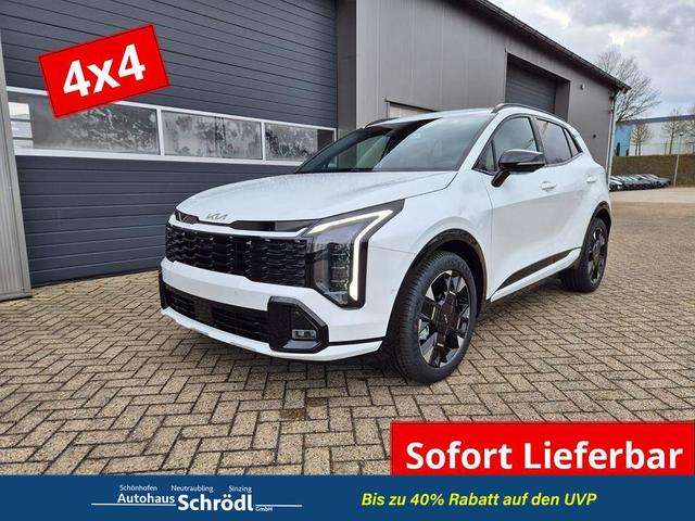Kia Sportage - 1.6 T-GDi 180PS 4x4 AWD Automatik GT-Line NEUES MODELL MY26 FACELIFT Teil-Leder 19"LM Sitzheizung v+h Lenkradheizung Klimaautomatik ACC Navi Bluetooth Touchscreen Apple CarPlay Android Auto PDC R&uuml;ckf.Kamera 2x Keyless
