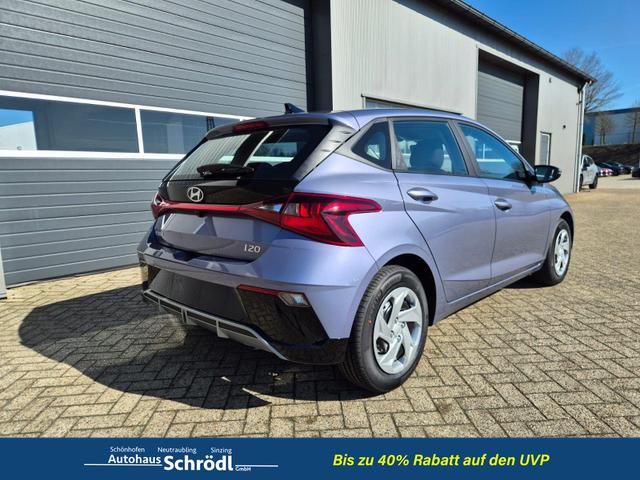 Hyundai i20 1.0 T-GDI 90PS Automatik 5-T&uuml;rer Sitzheizung Lenkradheizung R&uuml;ckf.Kamera PDC Klima Apple CarPlay Android Auto Tempomat Touchscreen 