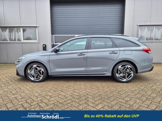 Hyundai i30 Kombi 1.6 T-GDI 150PS Automatik N-Line MY2026 Sitzheizung Lenkradheizung Klimaautomatik Navi 10,3"-Touchscreen Bluelink Apple CarPlay + Android Auto PDC v+h R&uuml;ckf.Kamera 18-LM 