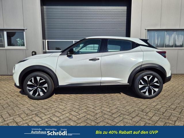 Nissan Juke 1.0 DIG-T 114PS Acenta Klimaautomatik Sitzheizung R&uuml;ckf.Kamera Bluetooth Touchscreen wireless Apple CarPlay Android Auto 