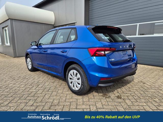 Skoda Fabia 1.0 TSI 95PS Selection 5-t&uuml;rig R&uuml;ckf.Kamera Parksensoren Sitzheizung Multifunktionslenkrad Klima Skoda-Radio Bluetooth Touchscreen Tempomat Nebelsch. Apple CarPlay + Android Auto 