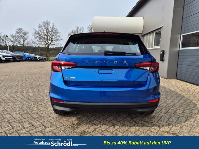Skoda Fabia 1.0 TSI 95PS Selection 5-t&uuml;rig R&uuml;ckf.Kamera Parksensoren Sitzheizung Multifunktionslenkrad Klima Skoda-Radio Bluetooth Touchscreen Tempomat Nebelsch. Apple CarPlay + Android Auto 